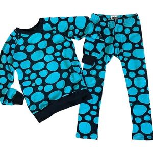 HipsterBB Oval Pattern Toddler Boy matching set , 2-Piece Sizes 5/6Y